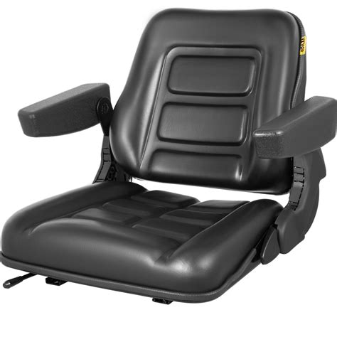 skid steer seat with armrests|vevor seat armrest.